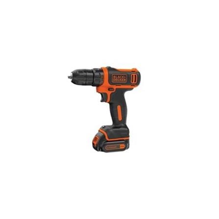 BLACK & DECKER CORDLESS DRILL DRIVER 10.8V RED