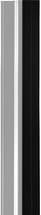 NAPA ALUMINIUM RUBBER SEAL 100CM SILVER