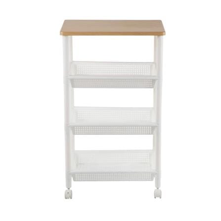 4 TIER SHELF IJ-ST01N 49X33.5X83CM WHITE