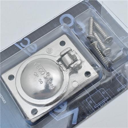 VECO DRAWER PULL HANDLE CP50 HLNI 50MM STAINLESS STEEL 1 EACH
