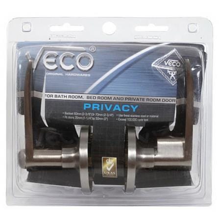 VECO BATHROOM LEVER 6414-STAINLESS STEEL-BK