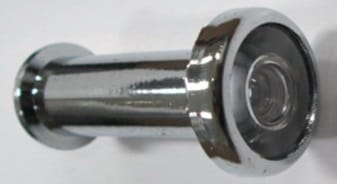 VECO DOOR VIEWER PEEPHOLE 180 DEGREE STAINLESS STEEL 1 EACH