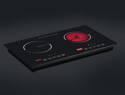 FABER CERAMIC + INDUCTION HOB FIC 3100 1800WATT+1300WATT 69CM