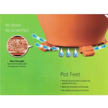 POT FEET BABA 937 8X4X4CM COTTA