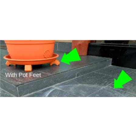 POT FEET BABA 937 8X4X4CM COTTA