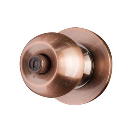 FITT 587AC ANTIQUE COPPER ENTRANCE KNOB