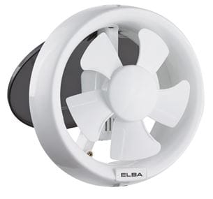 ELBA GLASS VENTILATION FAN EVF-E0615(WH) 6INCH 15WATT WHITE