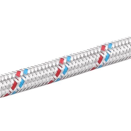 STAINLESS STEEL WATER INLET HOSE 16IN MOYA MY-SSB16