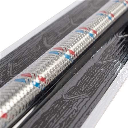 STAINLESS STEEL WATER INLET HOSE 12IN MOYA MY-SSB12