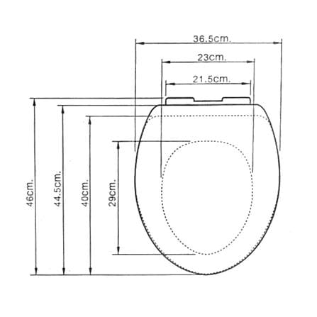 SLOW-CLOSING TOILET SEAT BATH TIME 4121