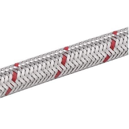MOYA STAINLESS STEEL WATER INLET HOSE FOR HOT AND COLD WATER 18IN MY-SSB18