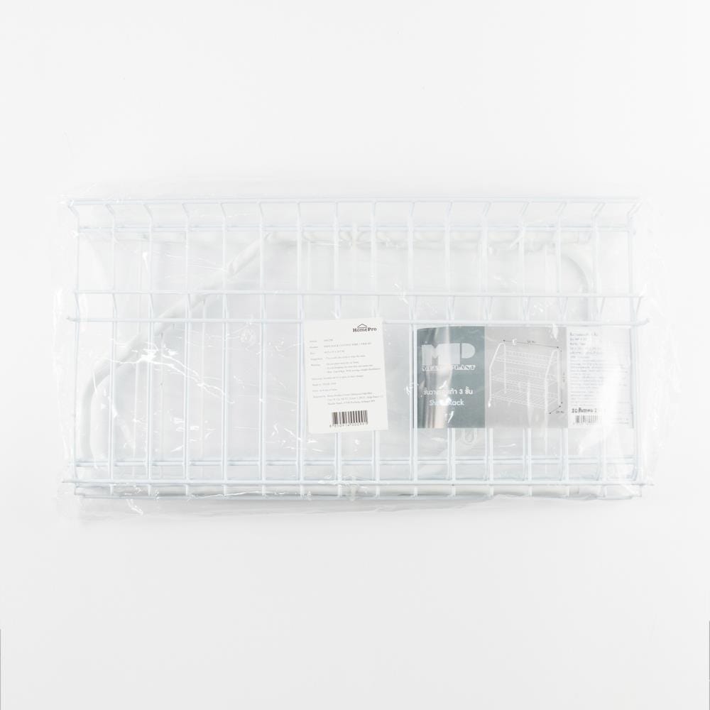 3 TIER SHOE RACK MP S03 54X26X48.5CM WHITE
