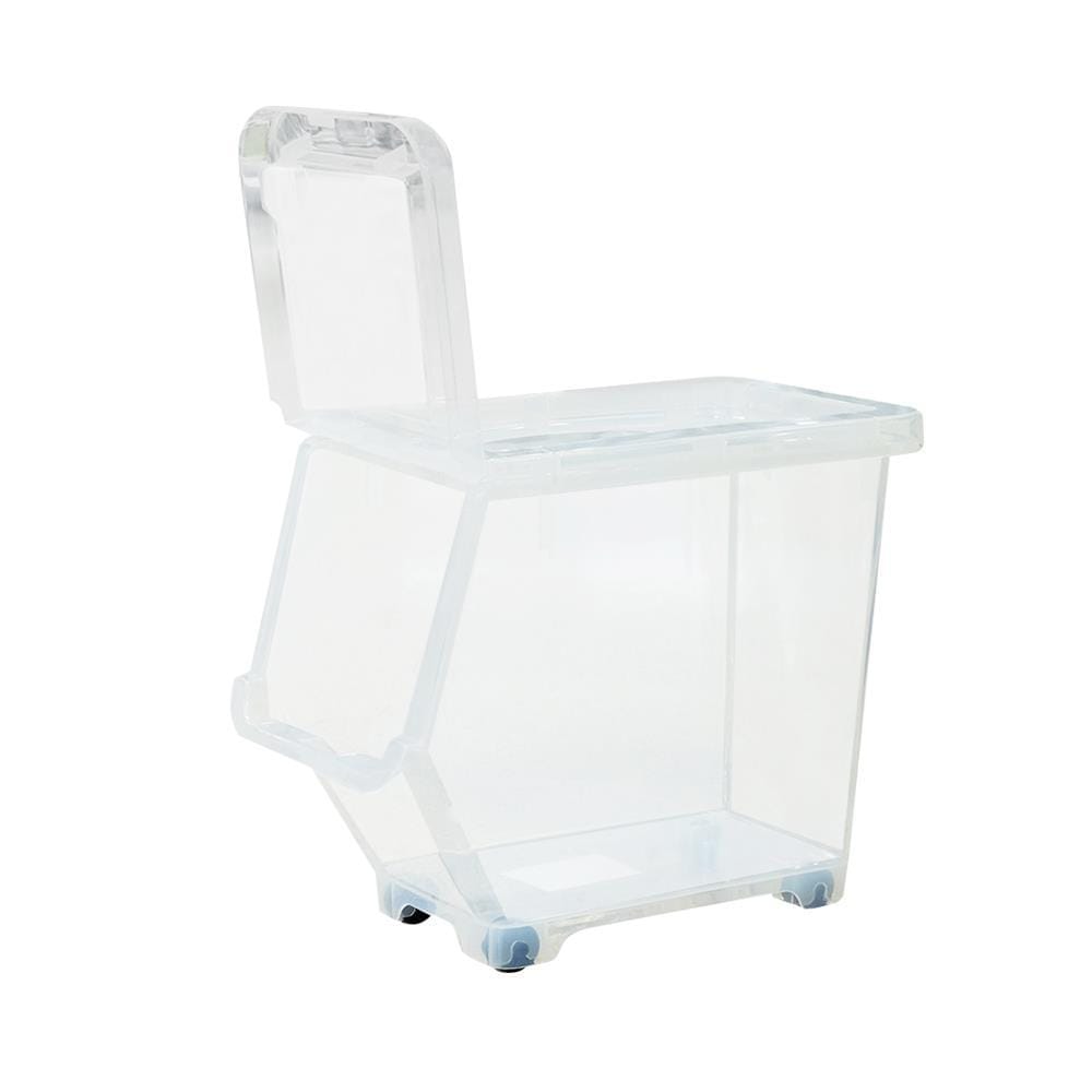 STORAGE BOX WITH WHEELS STACKO HP 70550 S CLEAR