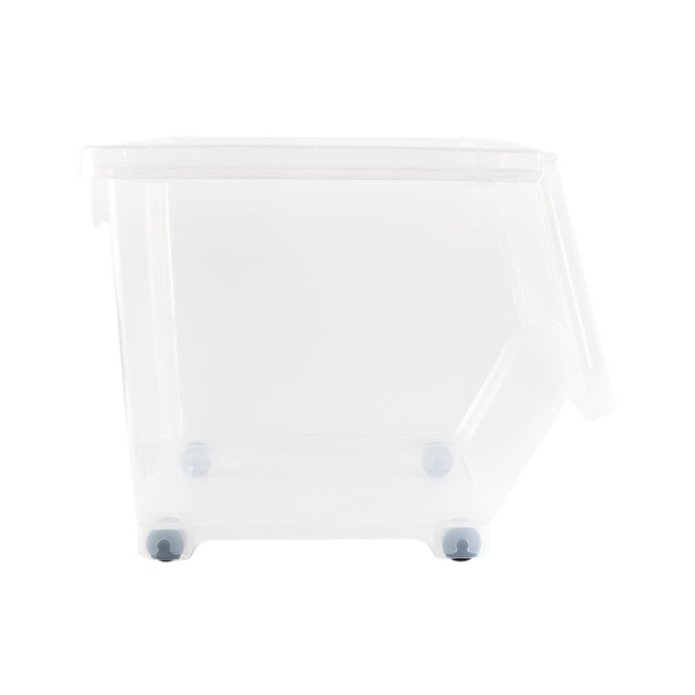 STORAGE BOX WITH WHEELS STACKO HP 70551 M CLEAR