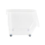 STORAGE BOX WITH WHEELS STACKO HP 70551 M CLEAR