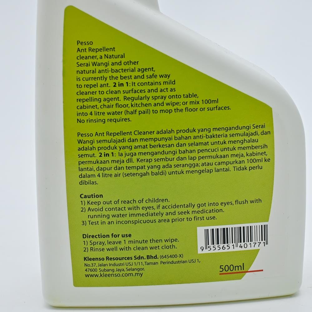 PESSO ECO ANT REPELLENT 500ML