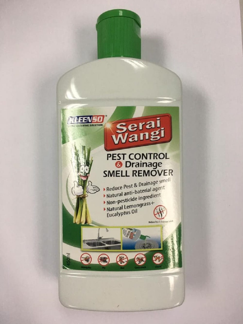 KLEENSO PEST CONTROL MULTI CLEANER SERAI WANGI 450ML EACH