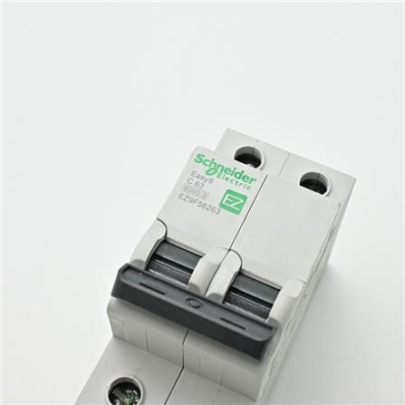 SCHNEIDER MINIATURE CIRCUIT BREAKER 2 POLE 63A C CURVE EZ9F56263