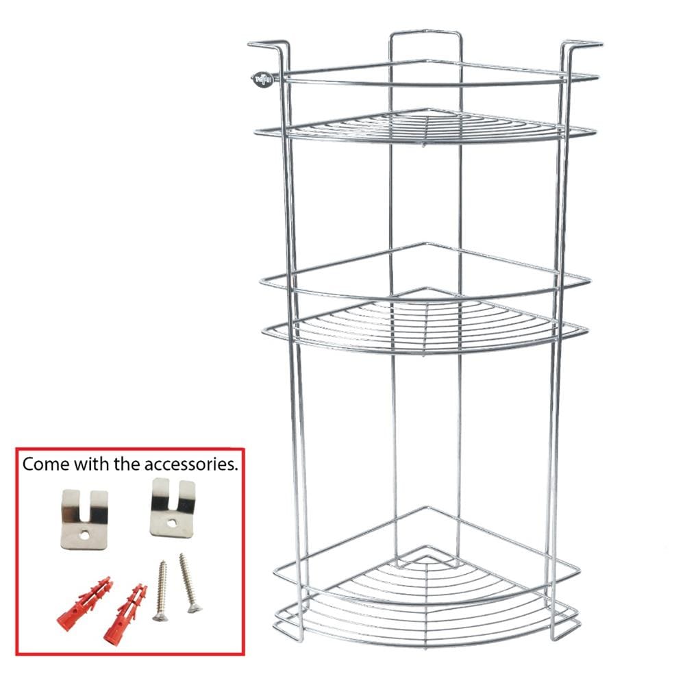 TAGPIN BATH RACK 3TIER TPCN2503 STAINLESS STEEL