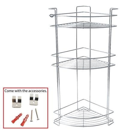 TAGPIN BATH RACK 3TIER TPCN2503 STAINLESS STEEL