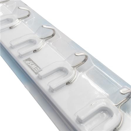 TOWEL RACK WITH HOOKS WSP BA-2010 WHITE