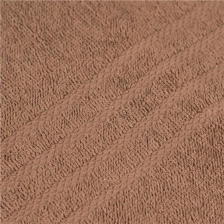 TOWEL HOME LIVING STYLE WEIR 15X32" BROWN
