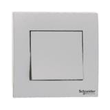 SCHNEIDER VIVACE 16AX 250V 1 GANG 2 WAY SWITCH ALUMINIUM SILVER KB31_G11