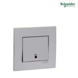SCHNEIDER VIVACE 20A 250V 1GANG DOUBLE POLE SWITCH KB31D20NE_G11 ALUMINIUM SILVER