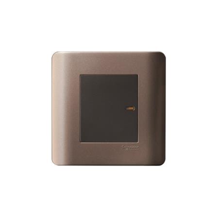 ZENCELO 1 GANG 1 WAY SWITCH SILVER BRONZE