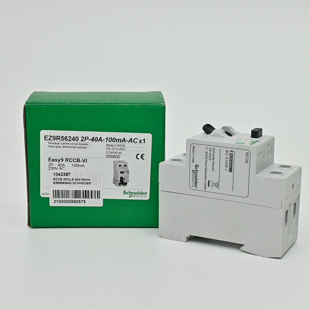 RCCB 2POLE 40A100mA EZ9R562640 SCHNEIDER