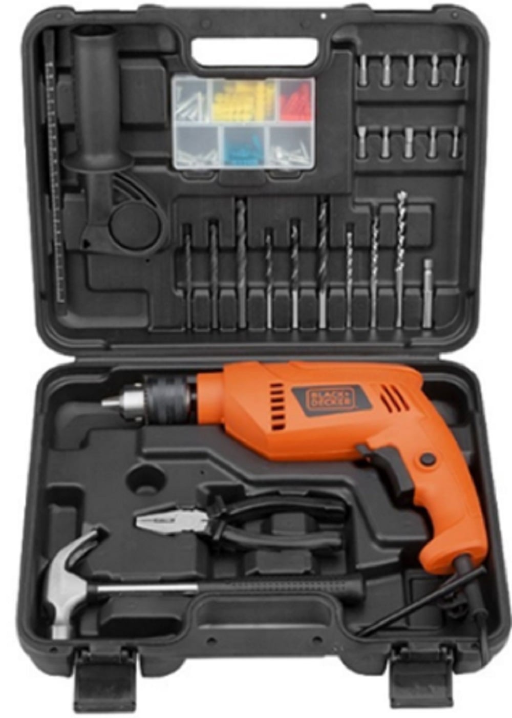 BLACK & DECKER HAMMER DRILL HD555KOPR 13MM 550W ORANGE