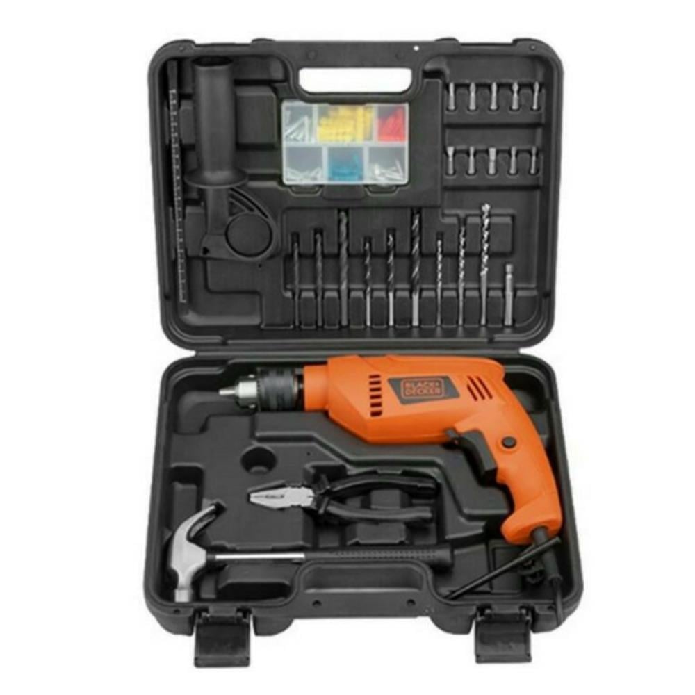 BLACK & DECKER HAMMER DRILL HD555KOPR 13MM 550W ORANGE