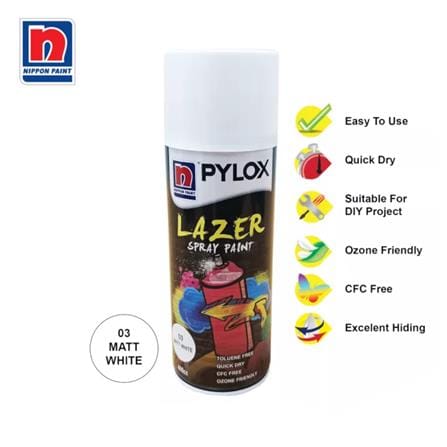 NIPPON PYLOX LAZER MATT WHTE NO.03 SPRAY