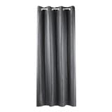 HLS CURTAIN EYELET SILKY UV 140X220CM GRAY