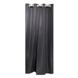 HLS CURTAIN EYELET SILKY UV 140X180CM GRAY