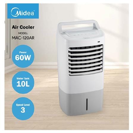 MIDEA AIR COOLER MAC-120AR 60WATT 10LITER 3SPEED