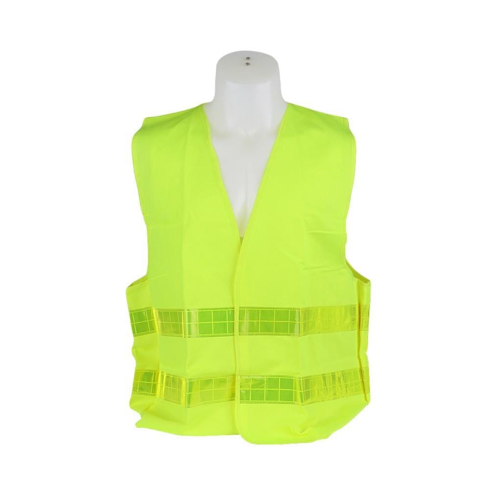 REFLECTIVE 2 STRIP TRAFFIC VEST RIGHT 5107 GREEN