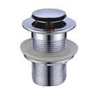 FILTON BASIN PLUG POP UP WASTE W/O OVERFLOW  APUW-01 STAINLESS STEEL CHROME