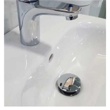FILTON BASIN PLUG POP UP WASTE W/O OVERFLOW  APUW-01 STAINLESS STEEL CHROME