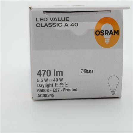 LED BULB CLA40 5.5W/865 DL E27 OSRAM