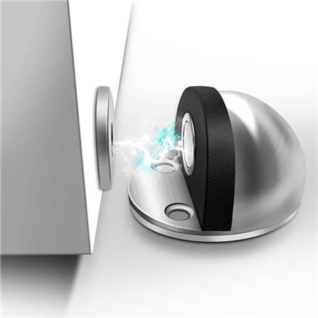 HAFELE MAGNETIC DOME FLOOR STOPPER 489.70.121 SATIN NICKEL