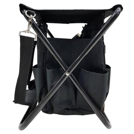 FOLDING TOOL BAG WITH SEAT MATALL HM01092 11-COMPARTMENT BLACK