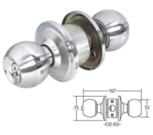 HAFELE BATHROOM KNOB 489.93.183 SSSP
