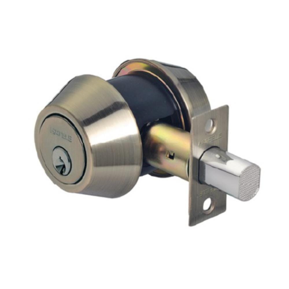 HAFELE DOUBLE DEADBOLT 489.10.522 AC ANTIQUE COPPER