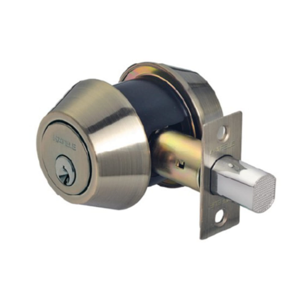 HAFELE DOUBLE DEADBOLT 489.10.522 AC ANTIQUE COPPER