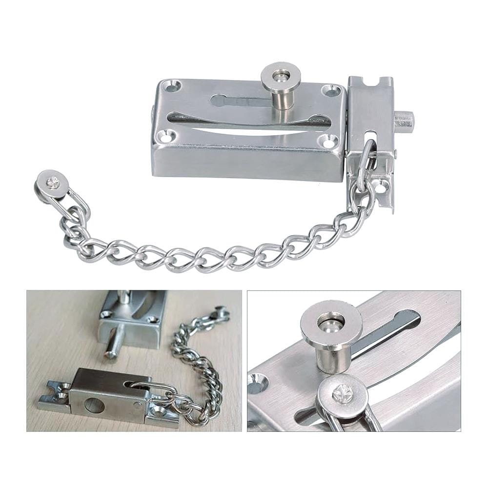 HAFELE DOOR CHAIN 489.71.565 SATIN NICKEL 1 EACH