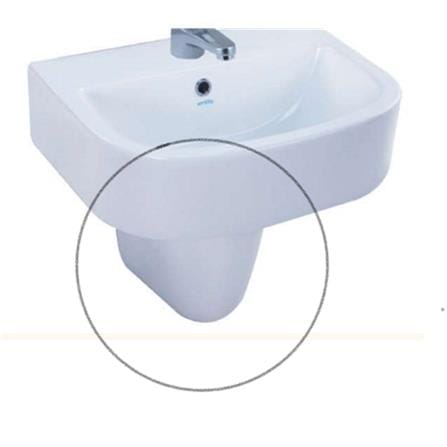 SERICITE SEMI PEDESTAL BP3007 WHITE