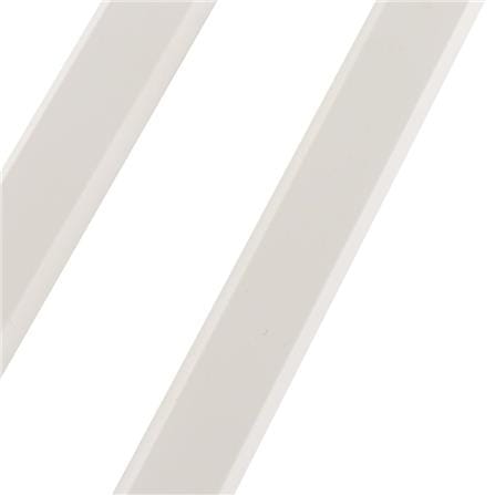 ELECKTA TRAPEZOID SHAPED CABLE RACEWAY 18MMX1M WHITE