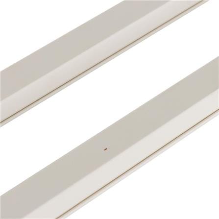 ELECKTA TRAPEZOID SHAPED CABLE RACEWAY 25X10MMX1M WHITE