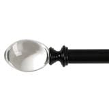 STEEL TENSION ROD HOME LIVING STYLE OVAL 110-210CM BLACK